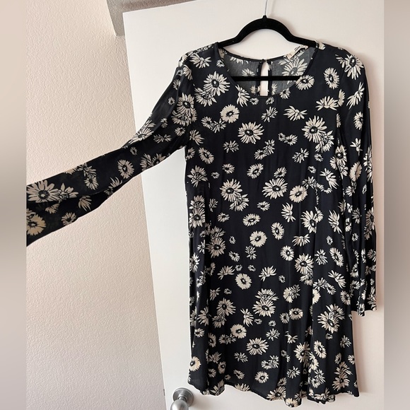 Mango blue floral mini dress - Picture 4 of 7